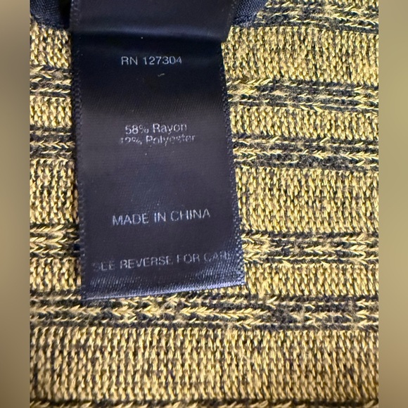 Ali miles  Mustard Ribbed Cowl Neck Sweater - Picture 5 of 7